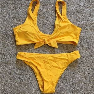 Yellow Bikini, Size Small, NWOT